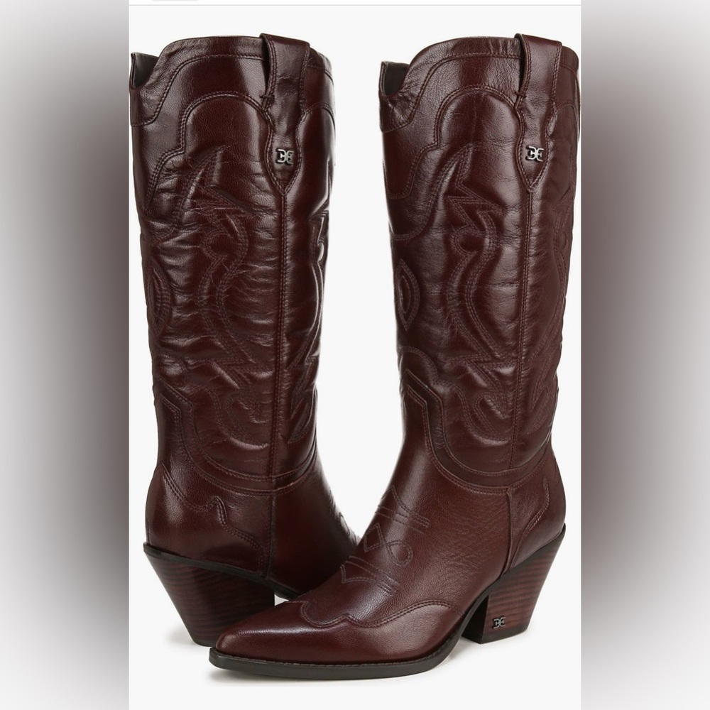 Sam Edelman Brown Heeled Boots